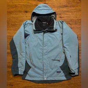 Vintage 90’s Patagonia Jacket Women’s S XS Rainproof Blue 100% Authentic